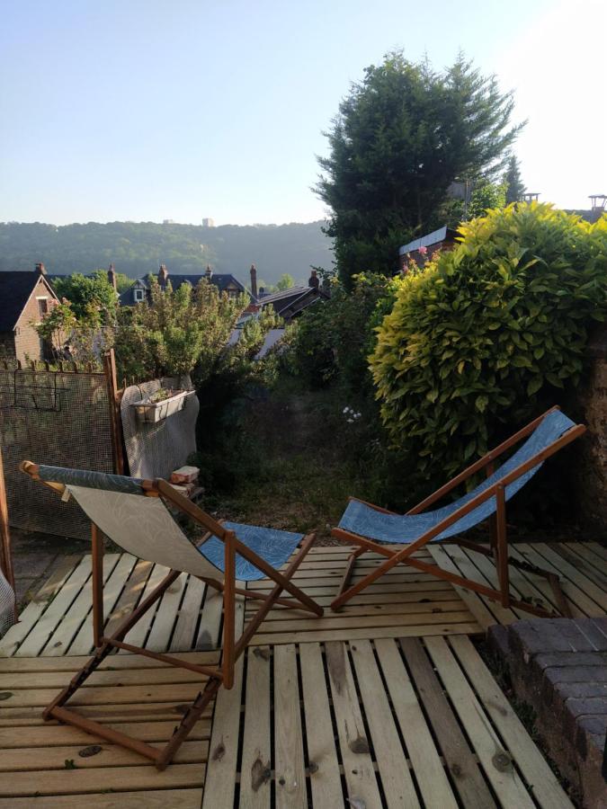 Apartmán Le Nid Normand Avec Terrasse - Stationnement Facile Et Gratuit - 5 Min Seine Deville-les-Rouen Exteriér fotografie
